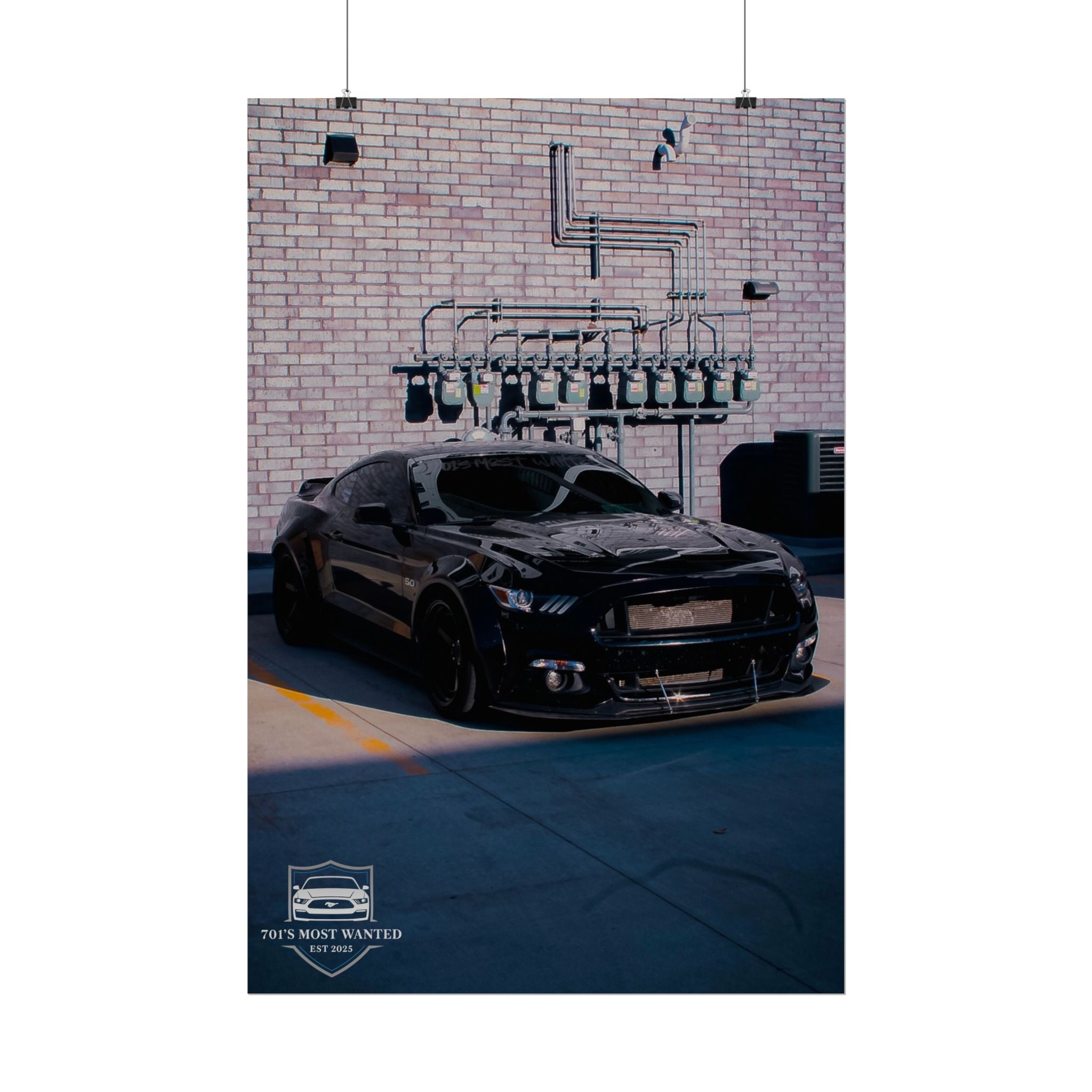701’s Most Wanted Poster “Widebody Mustang”