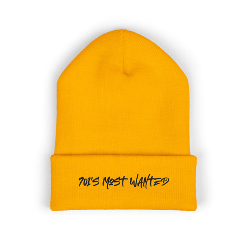701’s Most Wanted Classic Beanie “Black Text”