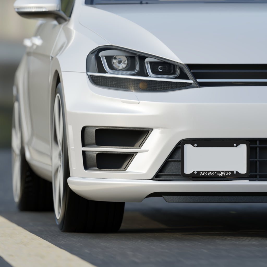 701’s Most Wanted License Plate Frame “Black”