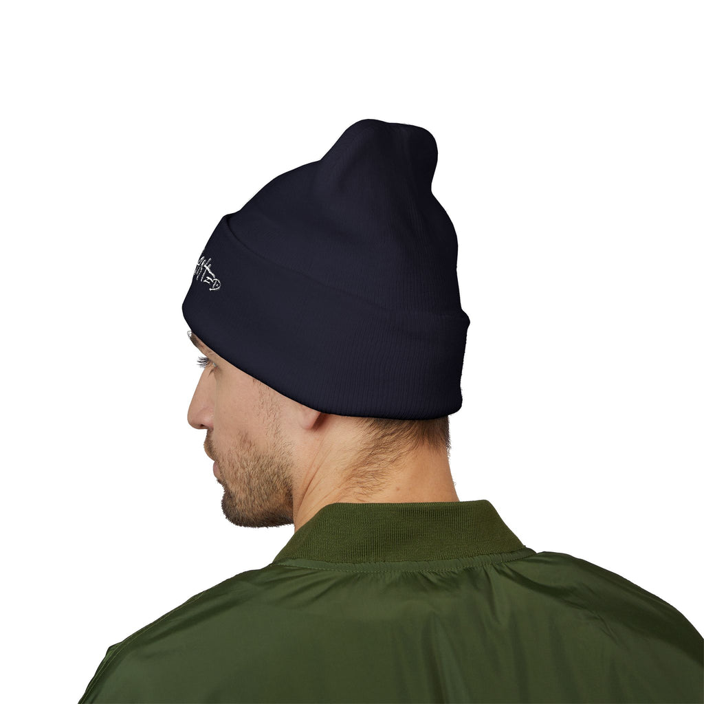 701’s Most Wanted Beanie “White Text”