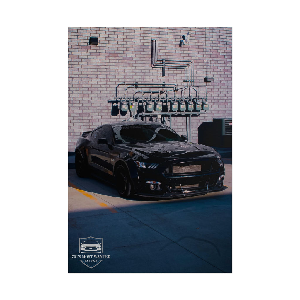 701’s Most Wanted Poster “Widebody Mustang”