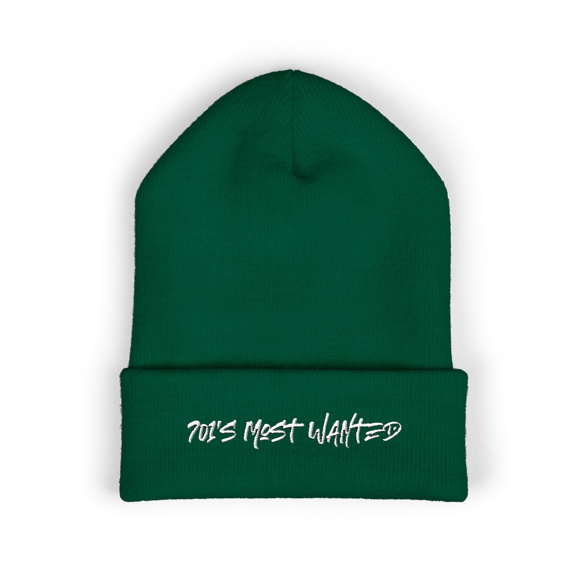 701’s Most Wanted Beanie “White Text”