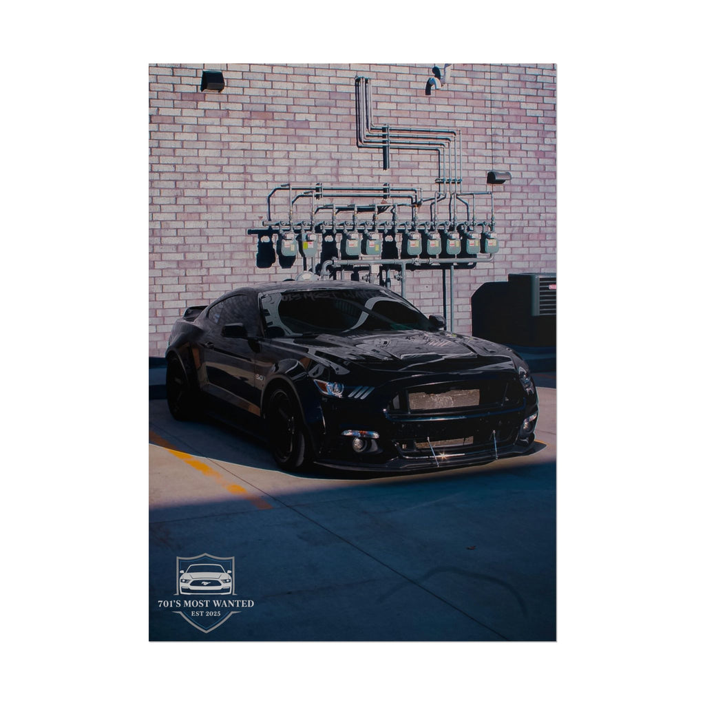 701’s Most Wanted Poster “Widebody Mustang”