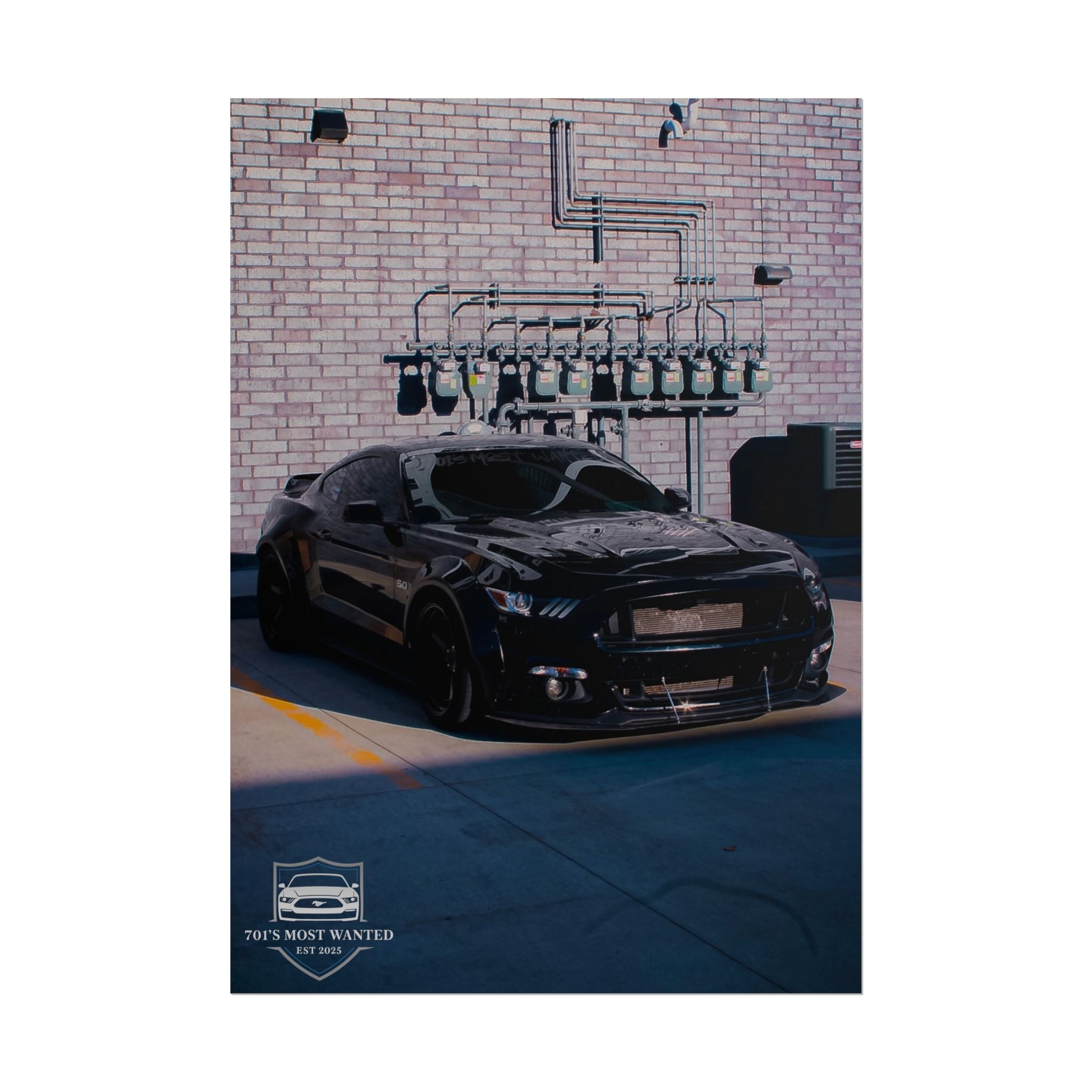 701’s Most Wanted Poster “Widebody Mustang”
