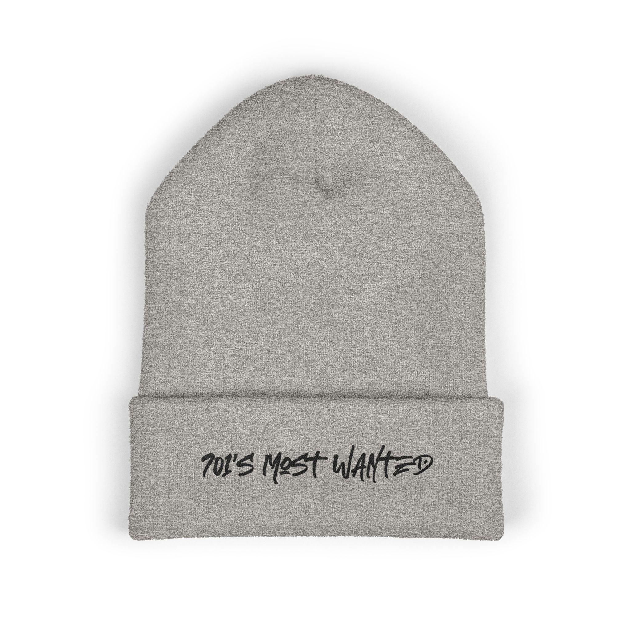 701’s Most Wanted Classic Beanie “Black Text”