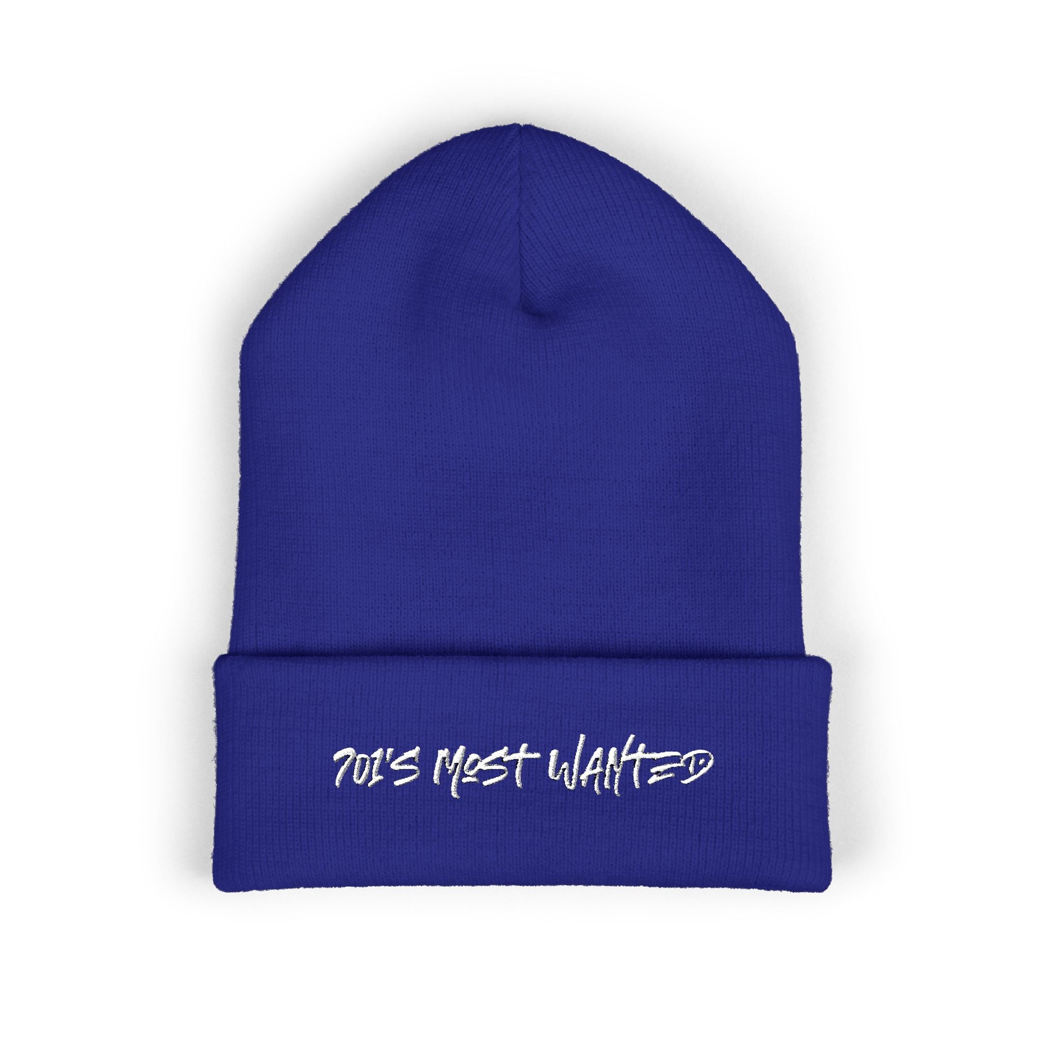 701’s Most Wanted Beanie “White Text”