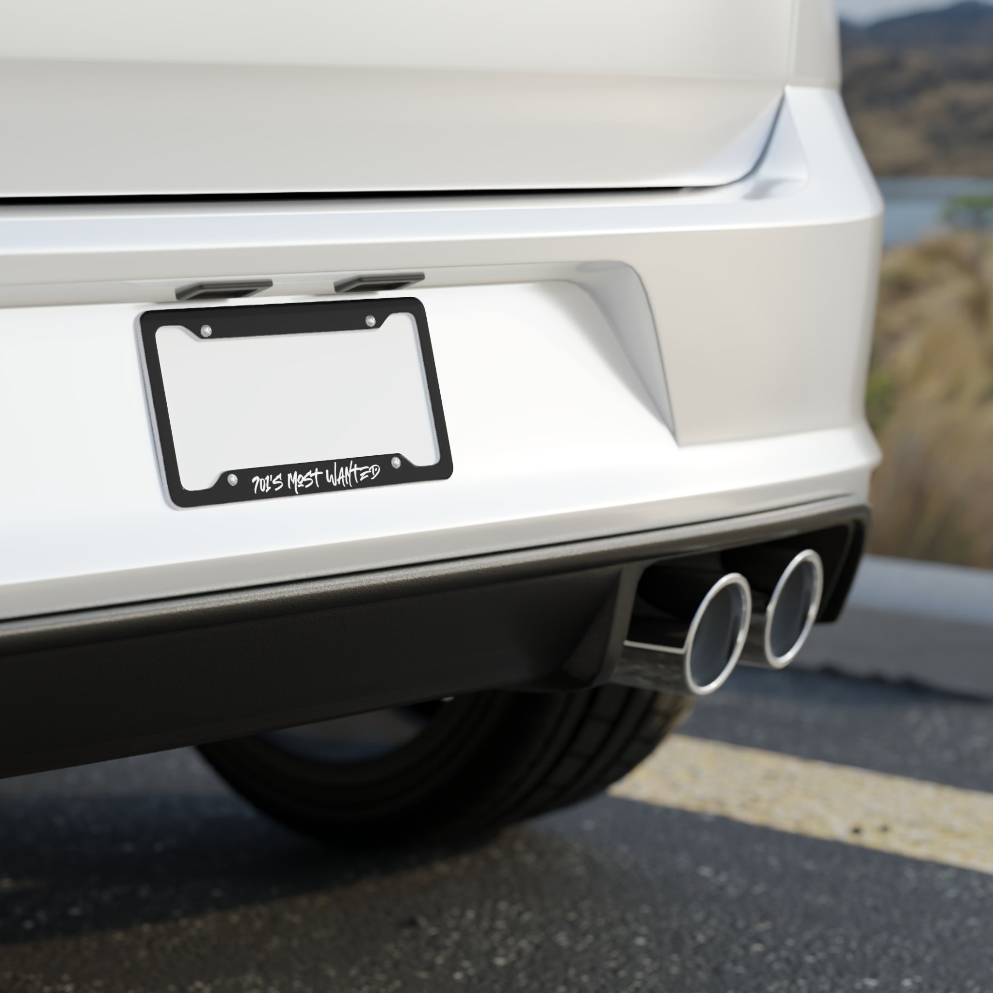 701’s Most Wanted License Plate Frame “Black”