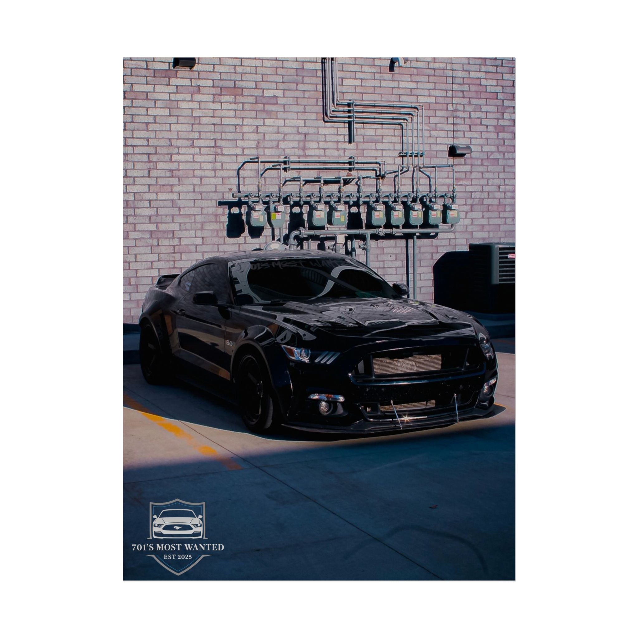 701’s Most Wanted Poster “Widebody Mustang”