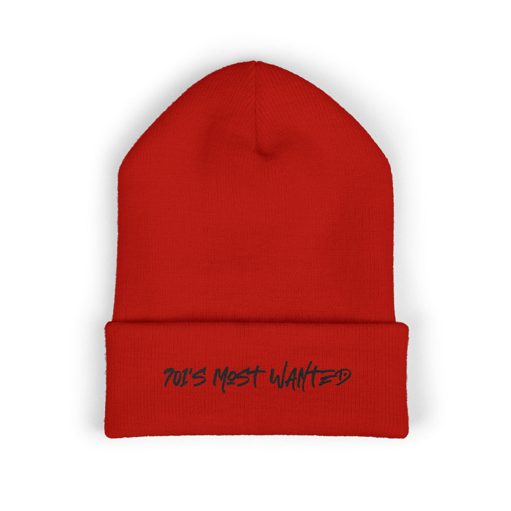701’s Most Wanted Classic Beanie “Black Text”