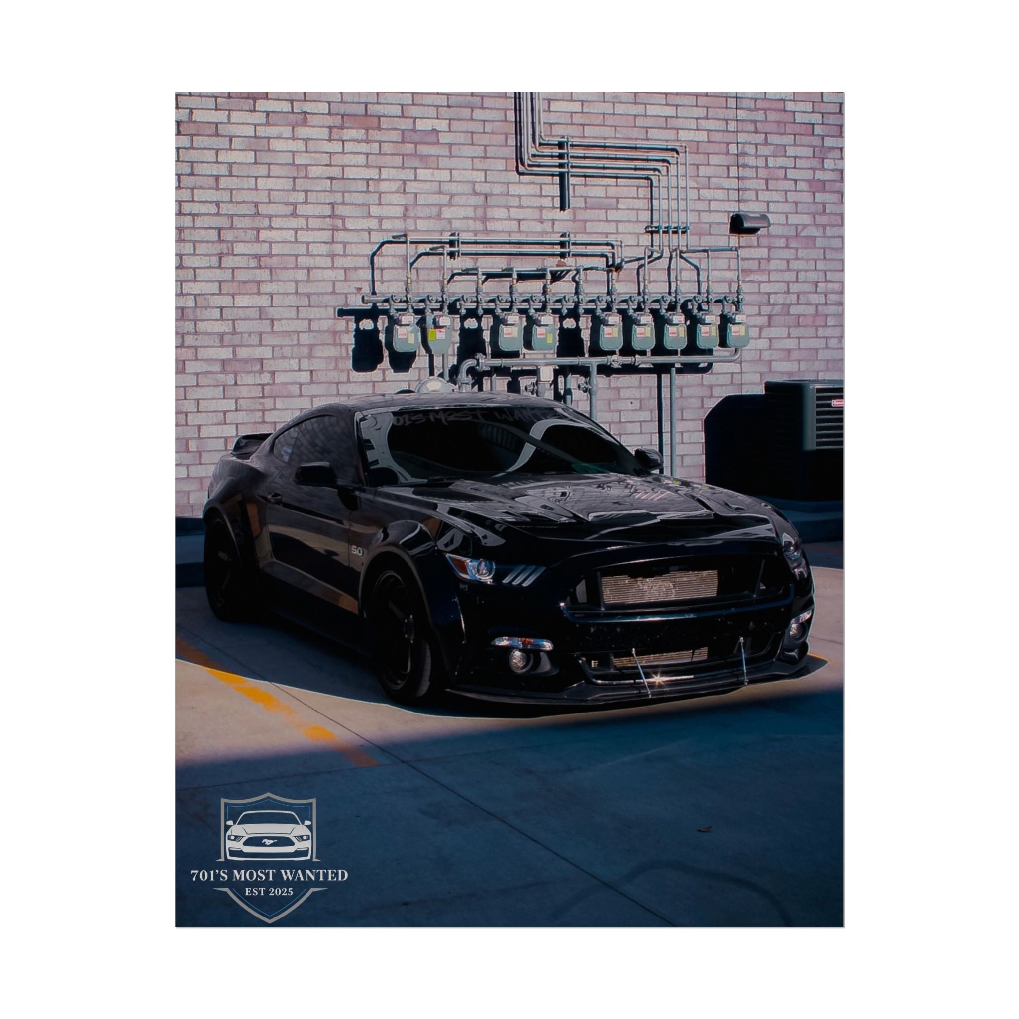 701’s Most Wanted Poster “Widebody Mustang”