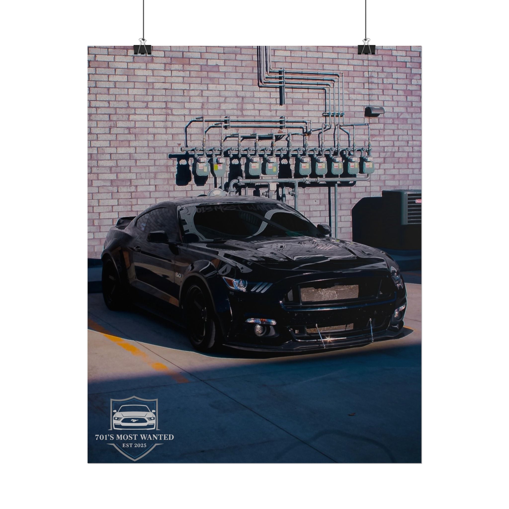 701’s Most Wanted Poster “Widebody Mustang”