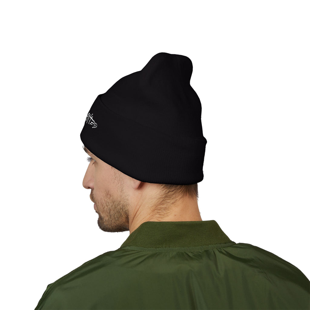 701’s Most Wanted Beanie “White Text”