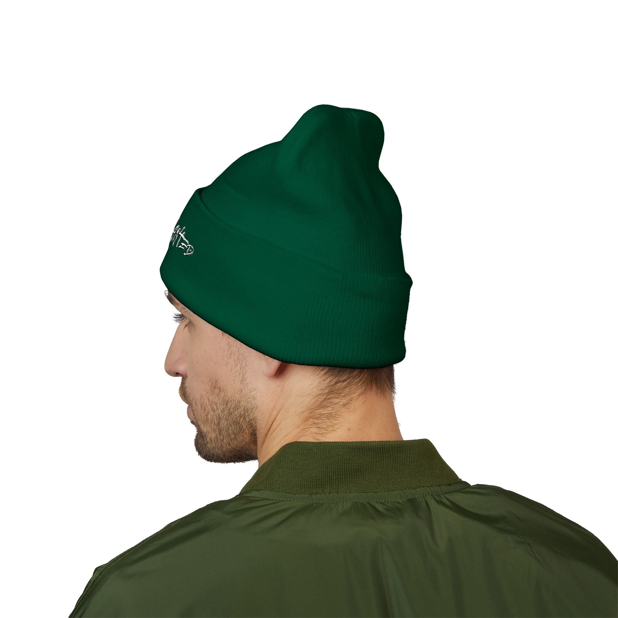 701’s Most Wanted Beanie “White Text”