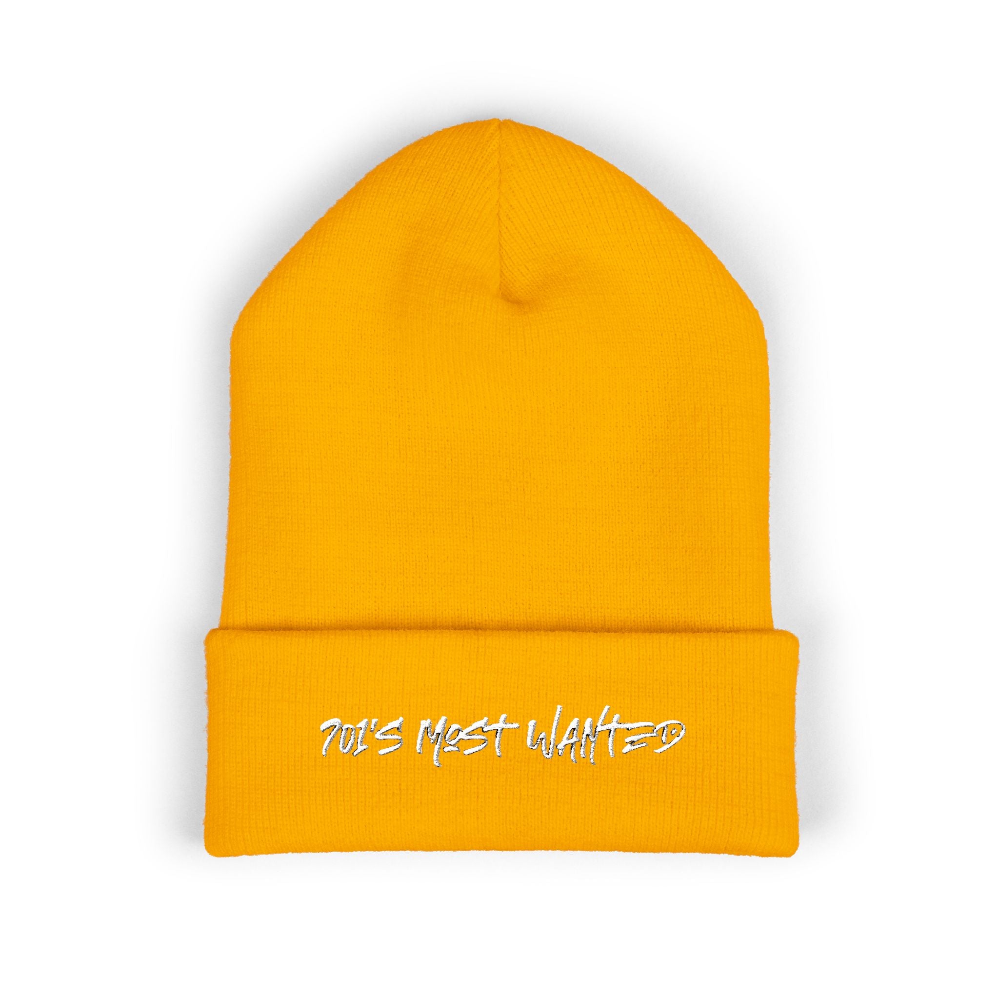 701’s Most Wanted Beanie “White Text”