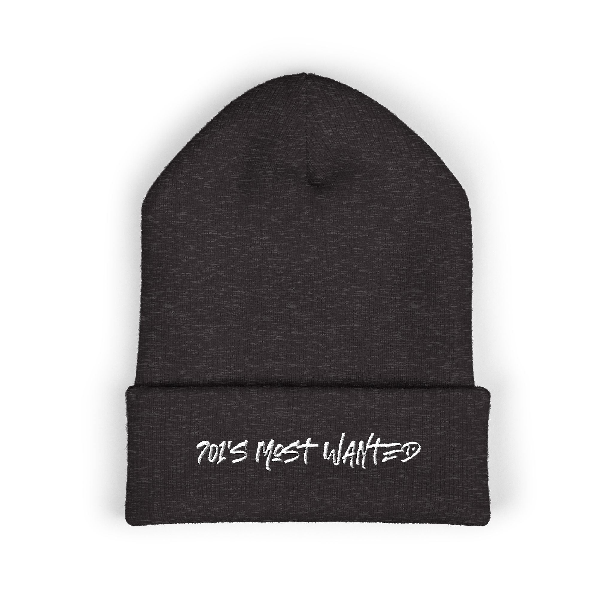 701’s Most Wanted Beanie “White Text”