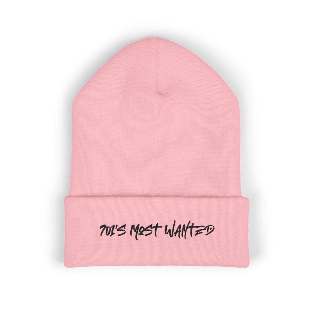 701’s Most Wanted Classic Beanie “Black Text”