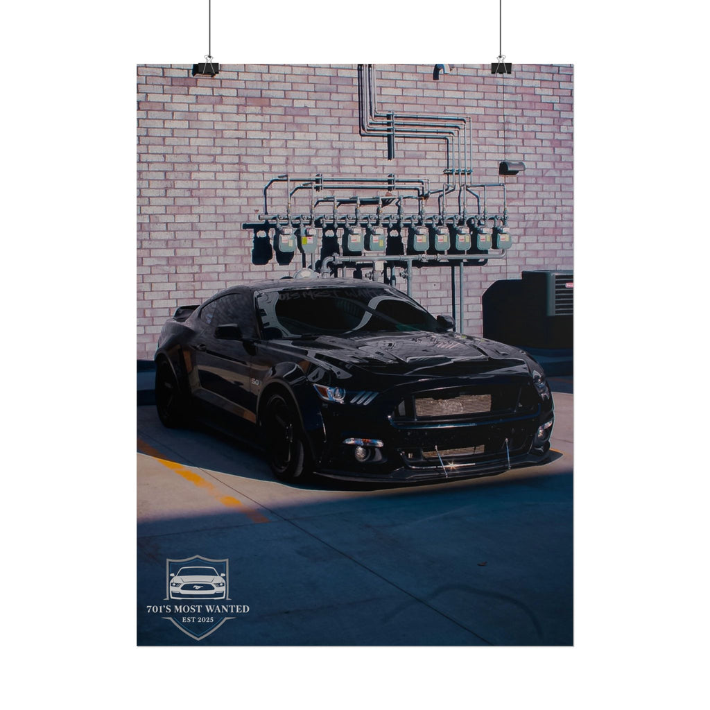 701’s Most Wanted Poster “Widebody Mustang”